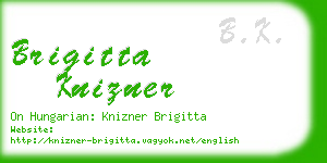 brigitta knizner business card